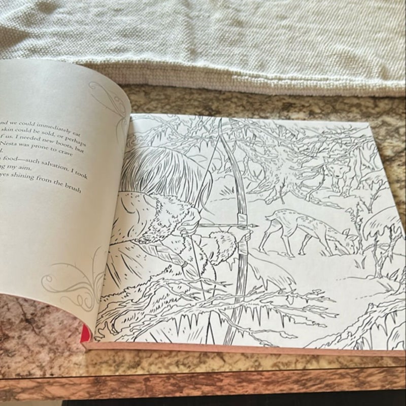 A Court of Thorns and Roses Coloring Book
