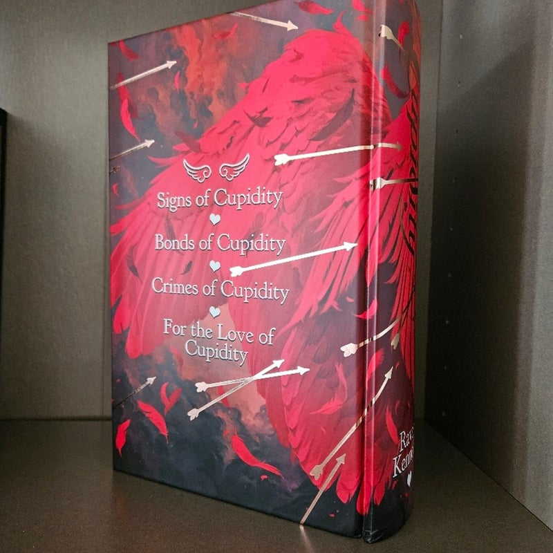 Signed Exclusive Special Edition Cupidity Heart Hassle Omnibus by Raven Kennedy