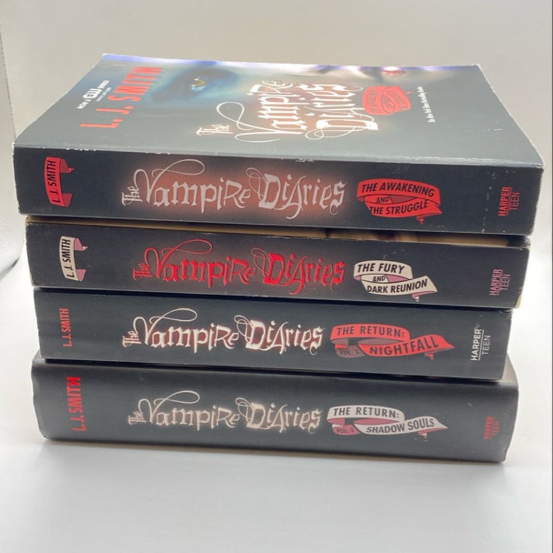 The Vampire Diaries - 4 books