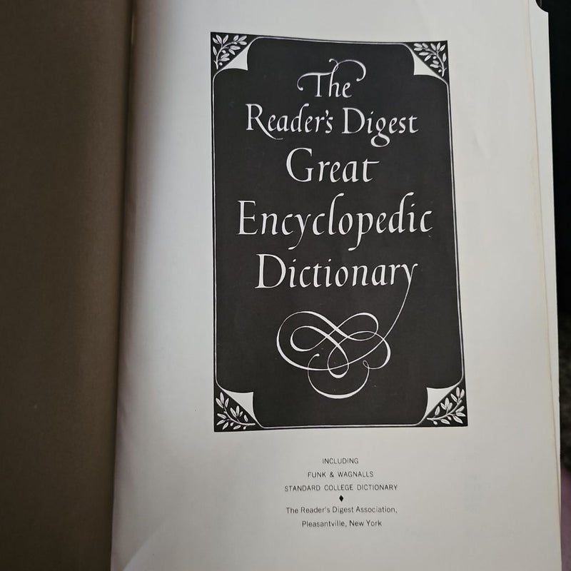 The Reader's Digest Great Encyclopedic Dictionary