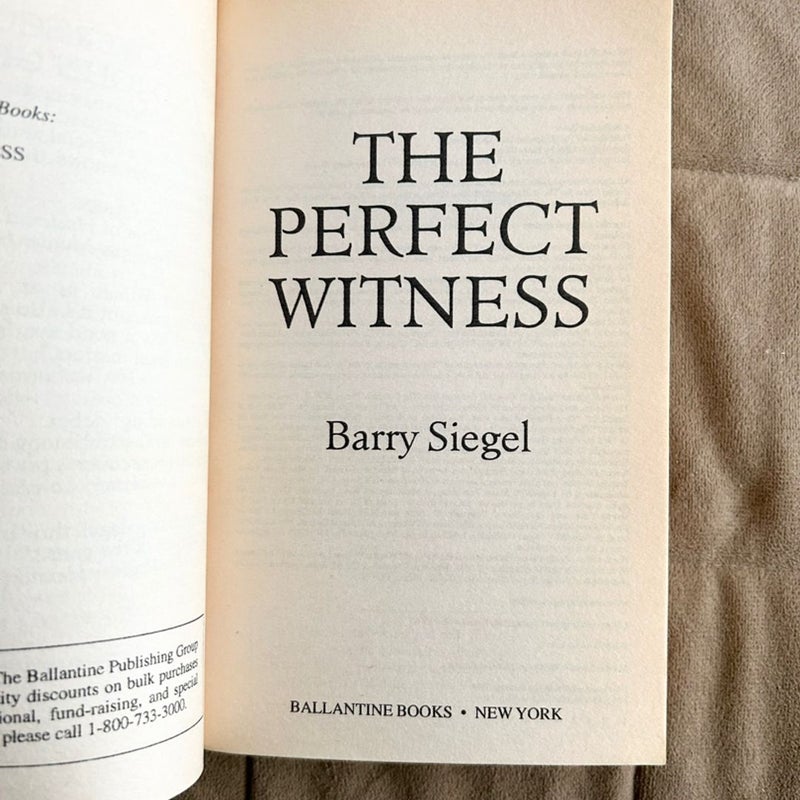 The Perfect Witness