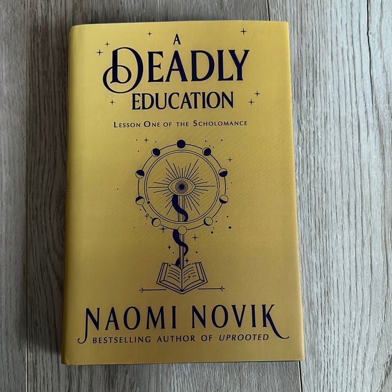 A Deadly Education (Illumicrate Edition) by Naomi Novik, Hardcover |  Pangobooks