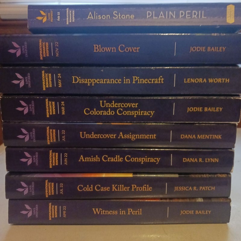 8 Book Bundle Love Inspired Suspense