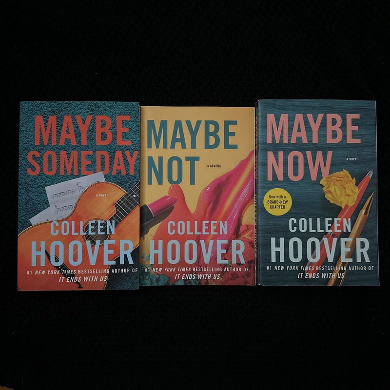 Maybe Someday 3 Books Collection Set By Colleen Hoover Maybe Someday; Maybe  Not And Maybe Now