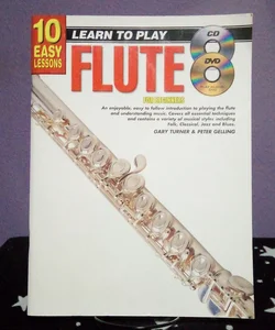 10 Easy Lessons for Flute with CD & DVD