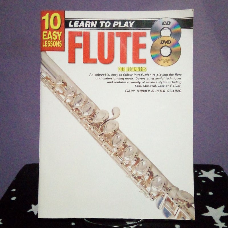 10 Easy Lessons for Flute with CD & DVD