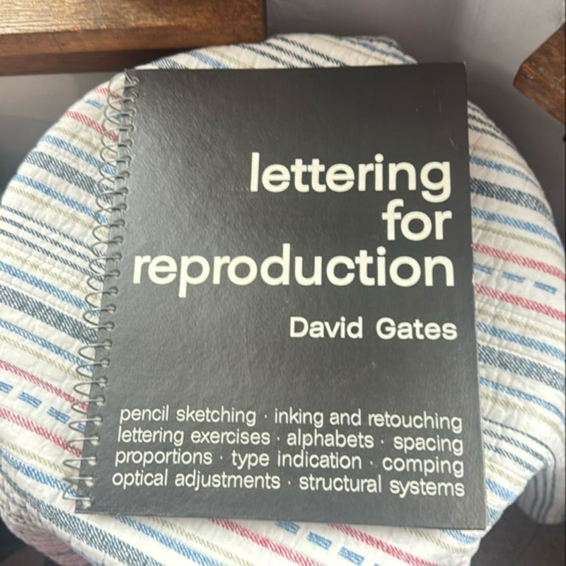 Letter for reproduction 