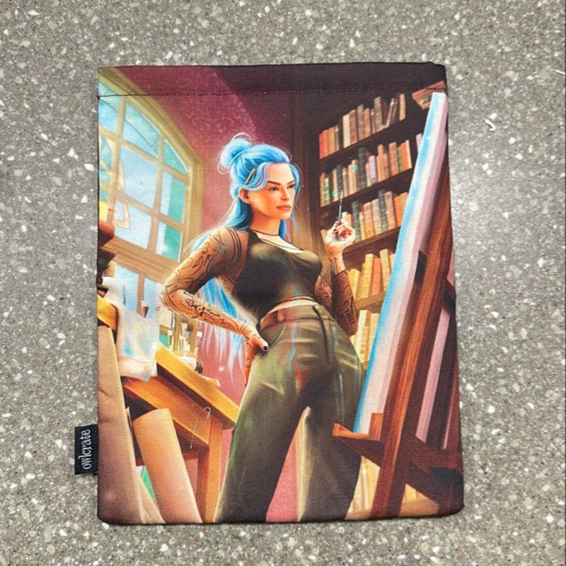 Daughter of smoke and bone inspired book sleeve by owl crate