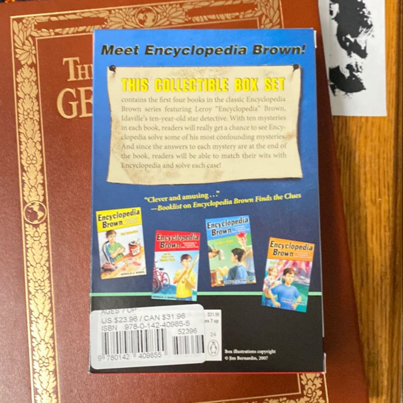 Encyclopedia Brown Box Set (4 Books)