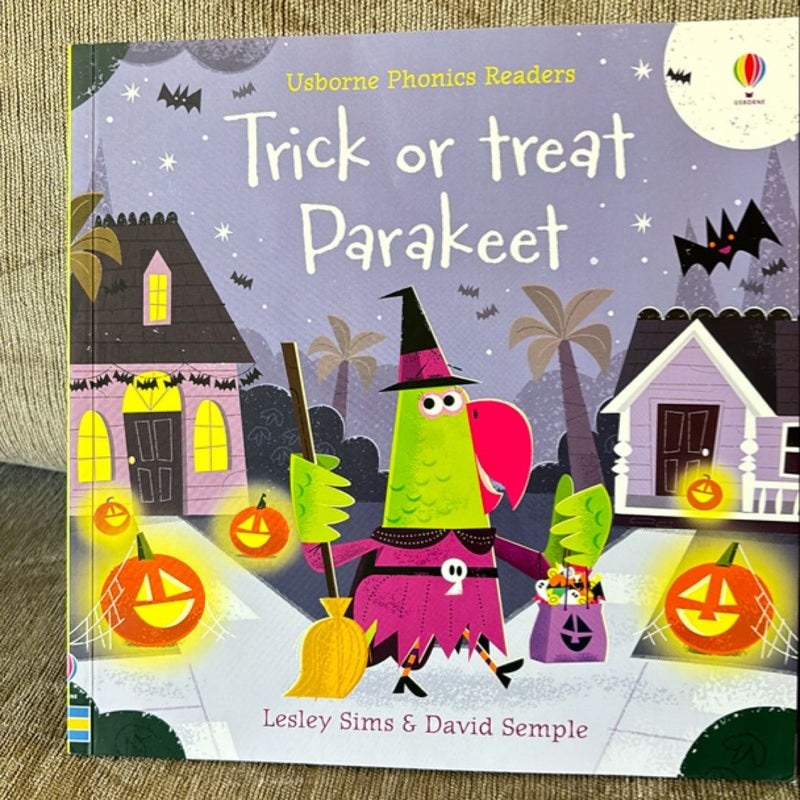 Trick or Treat, Parakeet?