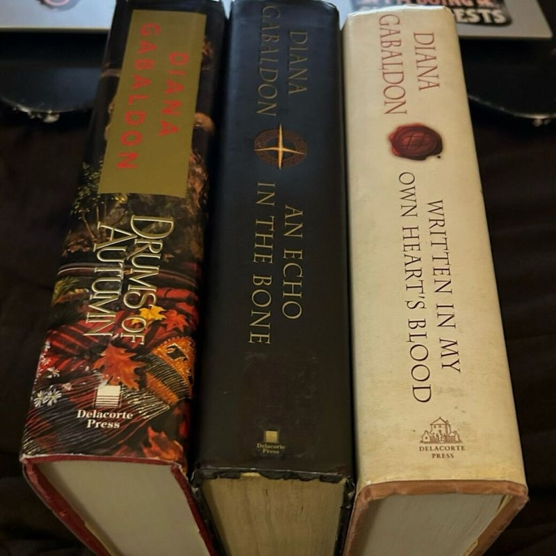 Outlander Series Books Bundle: Drums of autumn, an Echo in the Bone, Written in my Owns Heart Blood