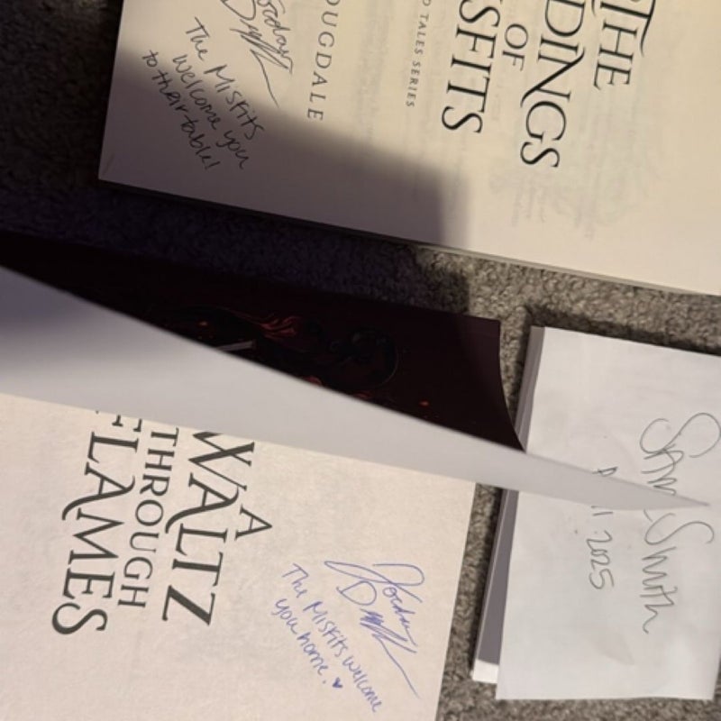 The Tidings of Misfits & A Waltz Through Flames *hand-signed*