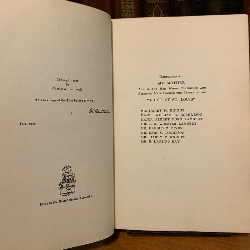 We, Vintage 1927 First Edition