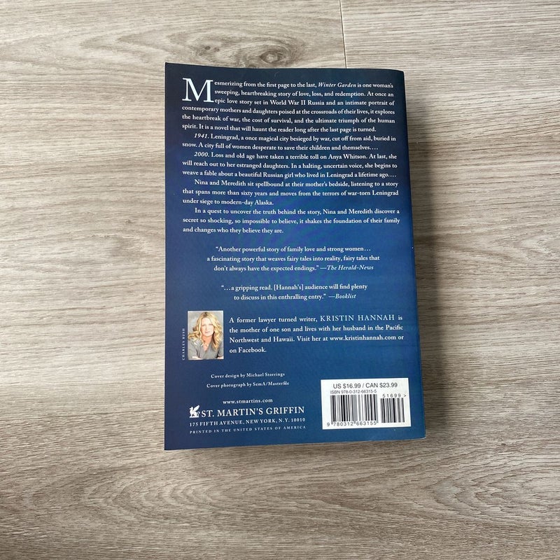 kristin hannah: the nightingale/ the great alone/ winter garden