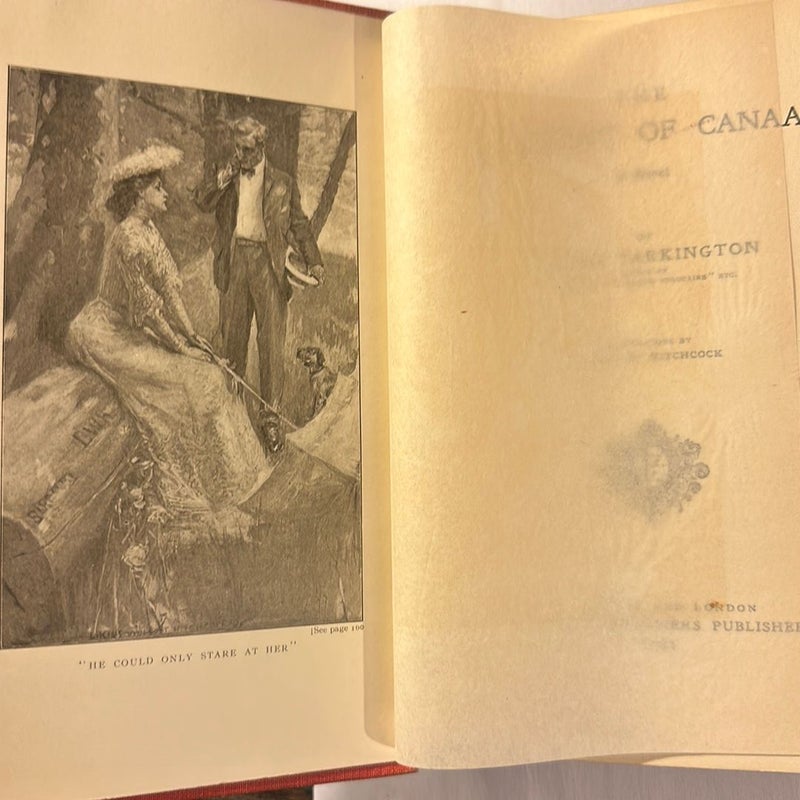 The Conquest Of Canaan 1905 antique book