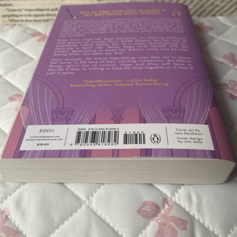 Spiral + handmade bookmark 