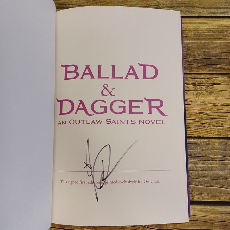 Ballad & Dagger (OwlCrate)