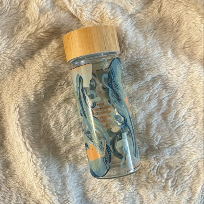 Lisa See glass water bottle (Illumicrate exclusive)