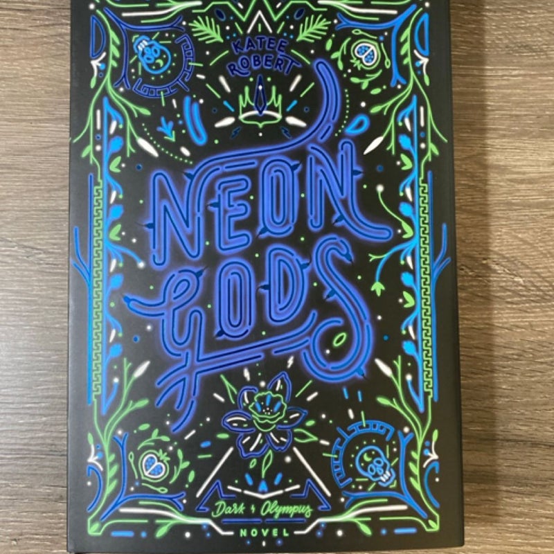 Neon Gods bookish box
