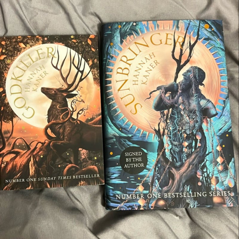 Godkiller & Sunbringer (Signed) UK Printed  