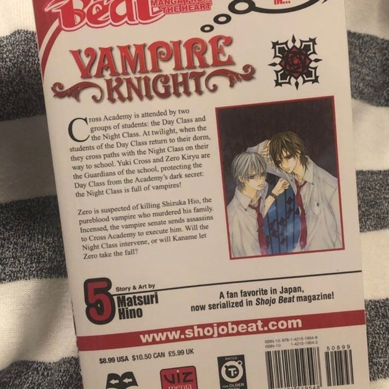 Vampire Knight, Vols. 1 -5