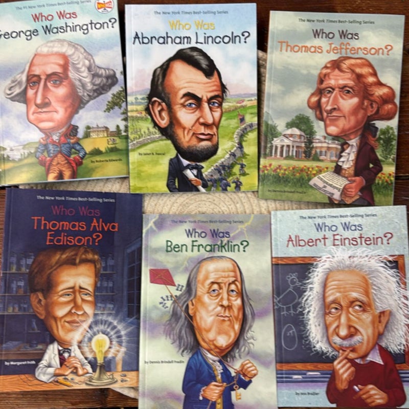 Who Was Bundle  Lincoln Jefferson Einstein  Washington Edison Franklin