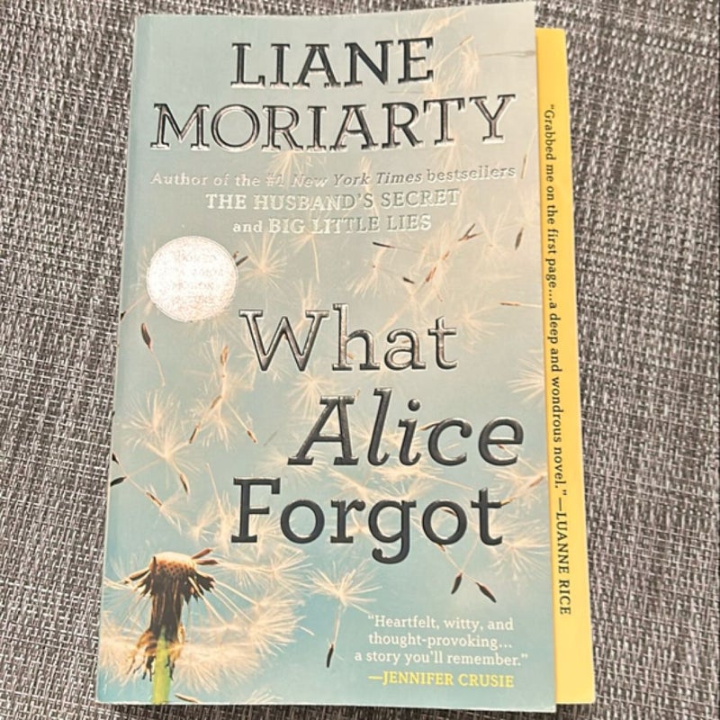What Alice Forgot
