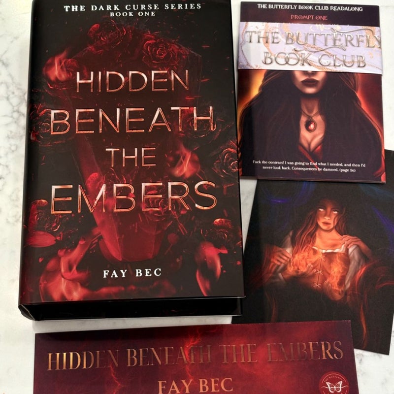 Hidden Beneath The Embers *butterfly bookclub exclusive*