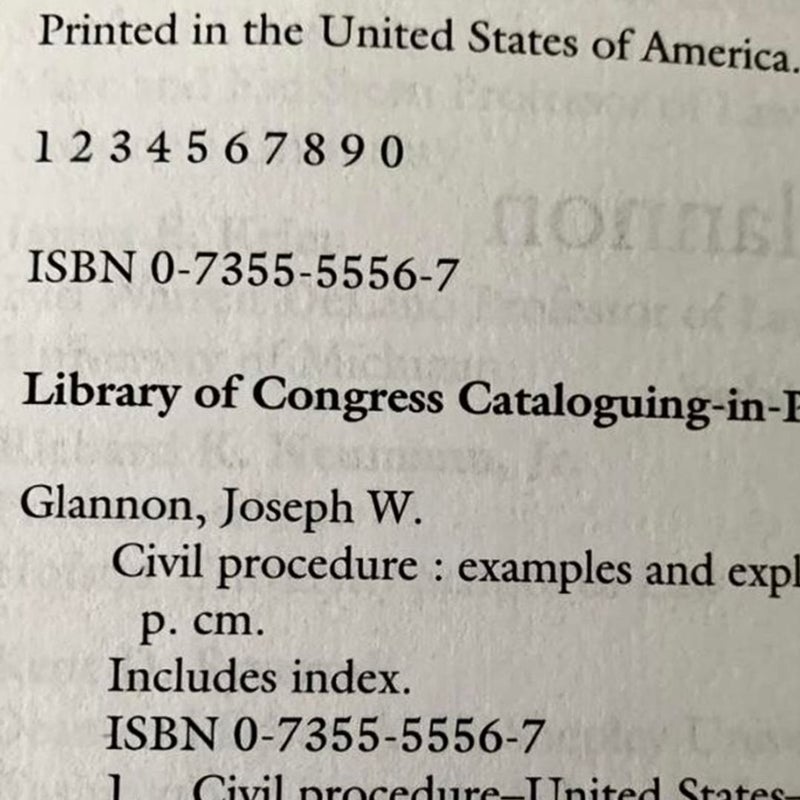 CIVIL PROCEDURE Joseph W. Glannon First Edition