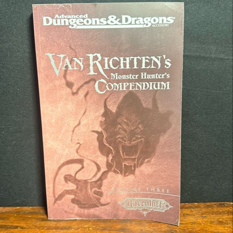 Van Richten's Monster Hunter's Compendium