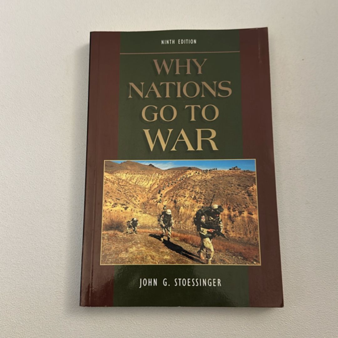 Why Nations Go to War