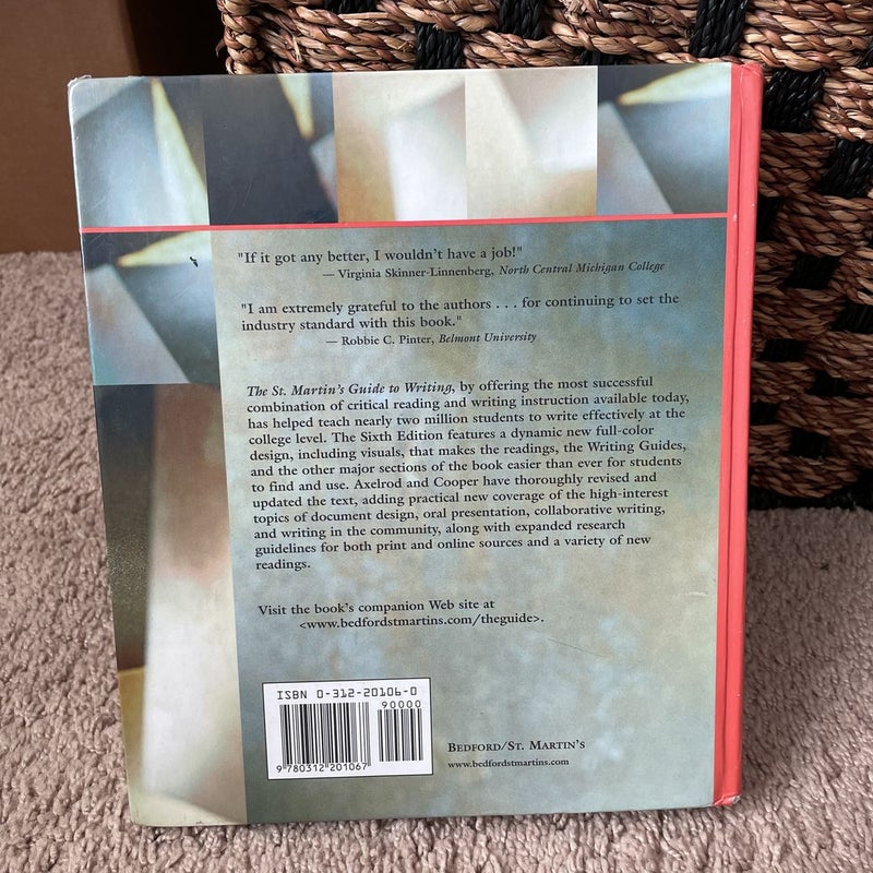 The St. Martin's Guide to Writing