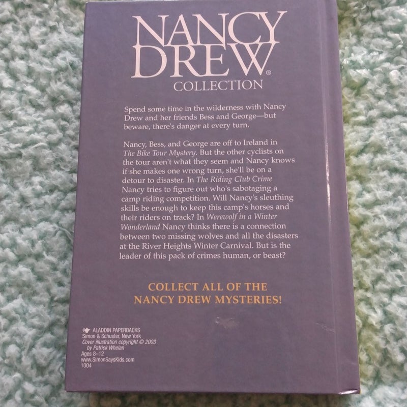 Nancy Drew Collection (The Bike Tour Mystery, The Riding Club Crime, Werewolf In Winter Wonderland)
