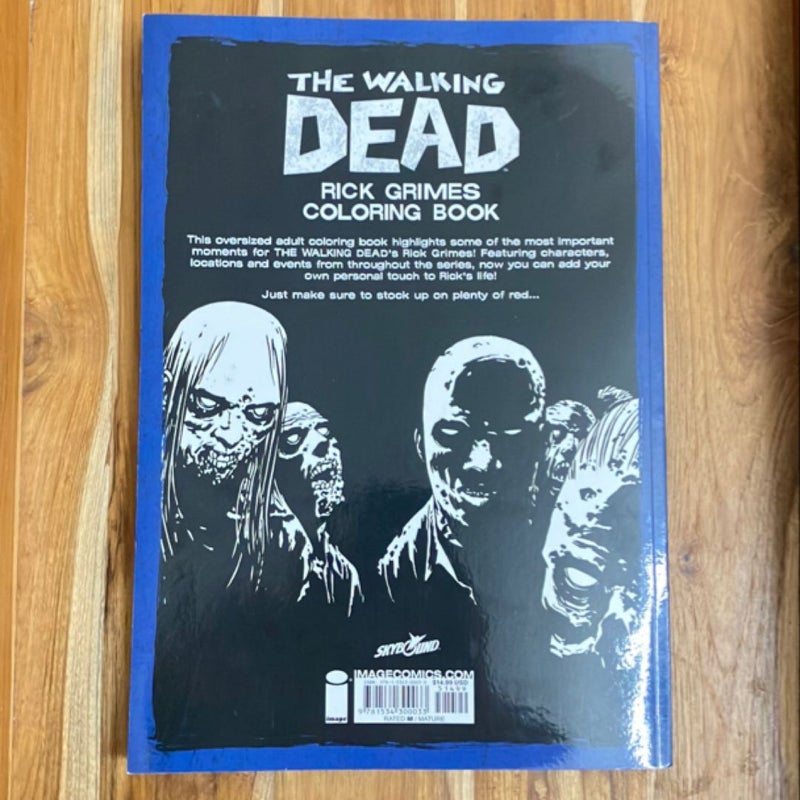 The Walking Dead: Rick Grimes Adult Coloring Book