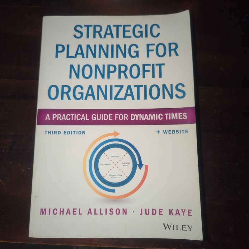 Strategic Planning for Nonprofit Organizations