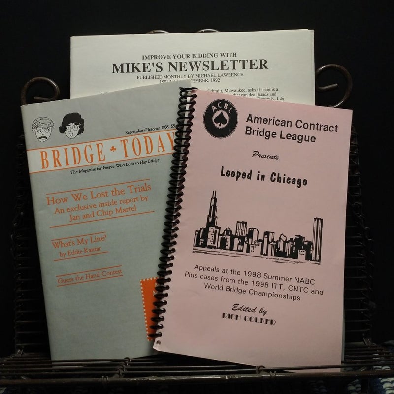 Bundle-American Contract Bridge League, Bridge Today and Mikes Newsletter 