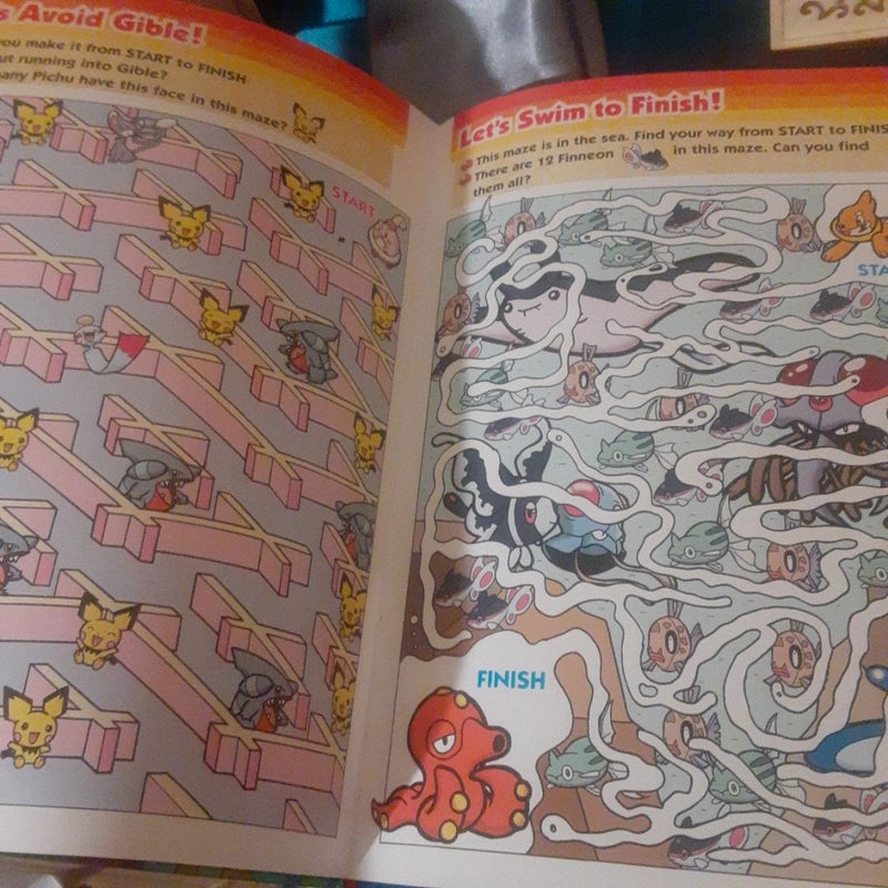 Pokémon Fun with Mazes & Puzzles