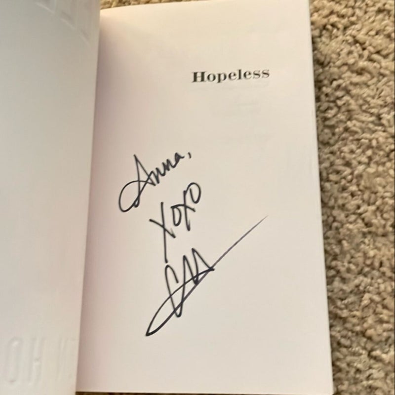 Hopeless (signed by the author)