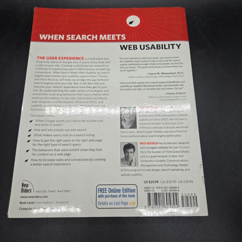 When Search Meets Web Usability 