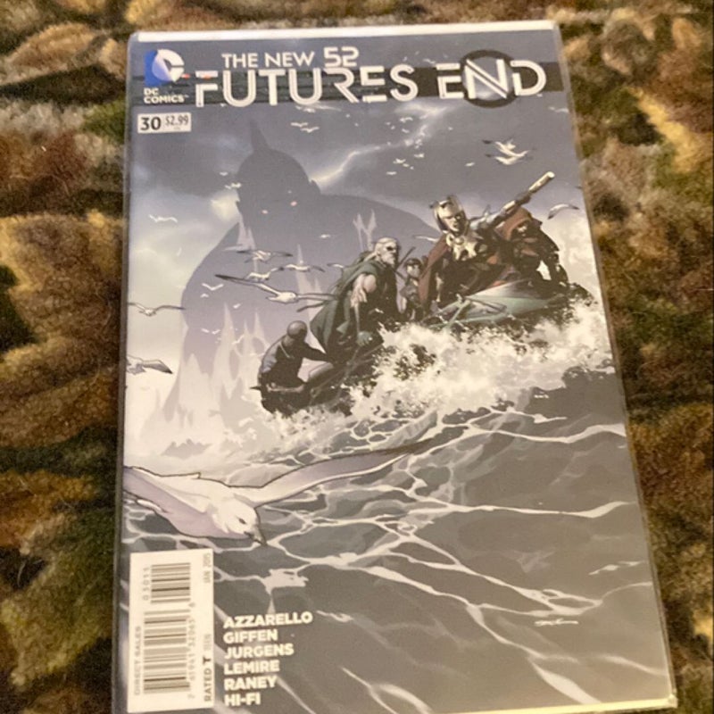 2015 New 52 Futures End DC Comics black and grey comic book #DCComics