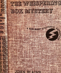 THE WHISPERING BOX MYSTERY:A RICK BRANT ELECTRONIC ADVENTURE-John Blaine