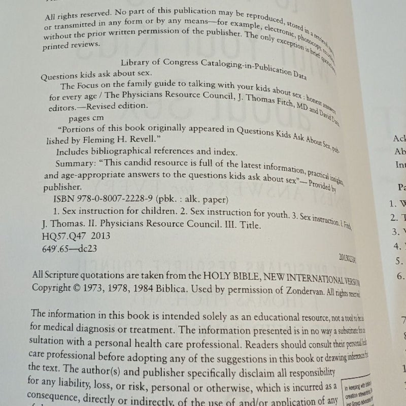 Focus on the Family® Guide to Talking with Your Kids about Sex