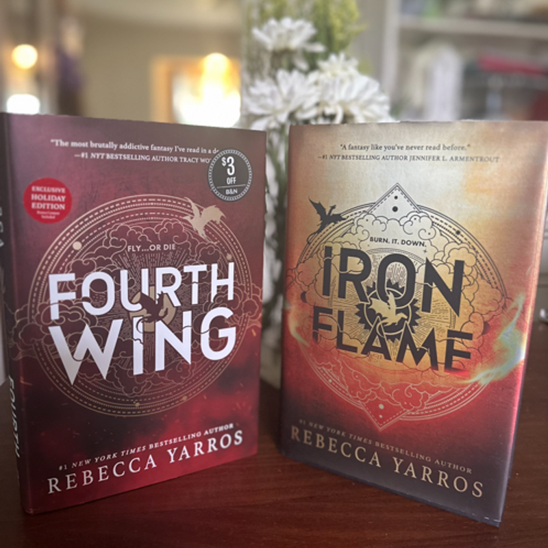 Fourth Wing/ Iron Flame/ Reading Portage overlay Prints Comes with complete Fourth Wing overlay set. Price includes both black sprayed editions of FW & IF & set of RP