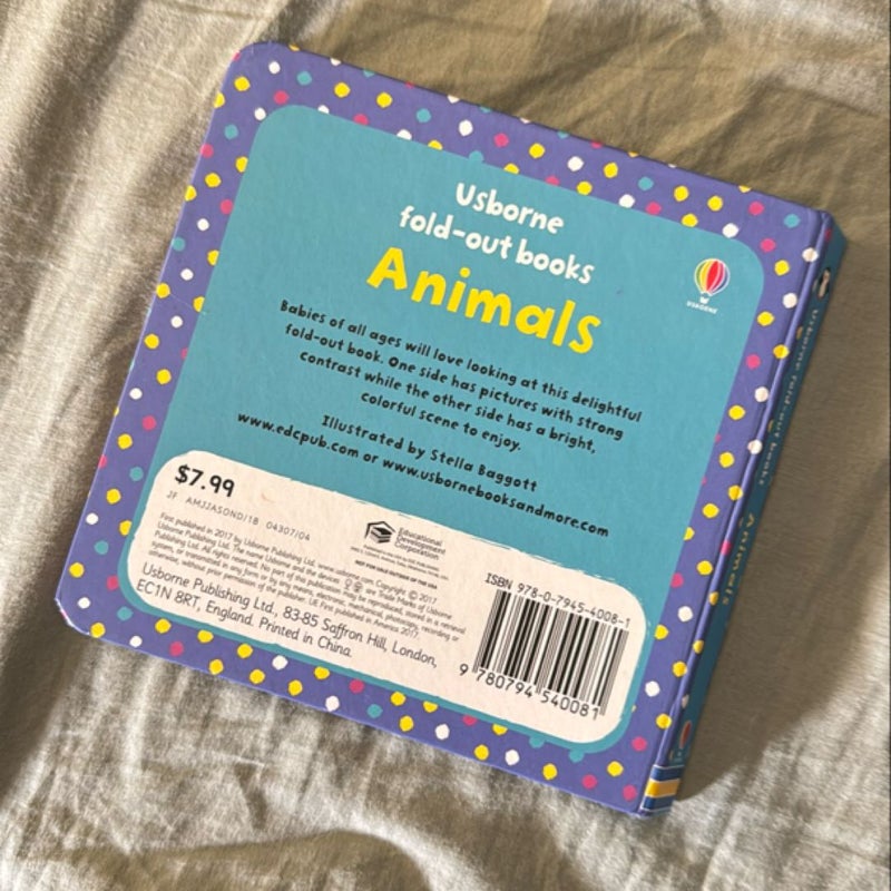 Fold-Out Animals Book