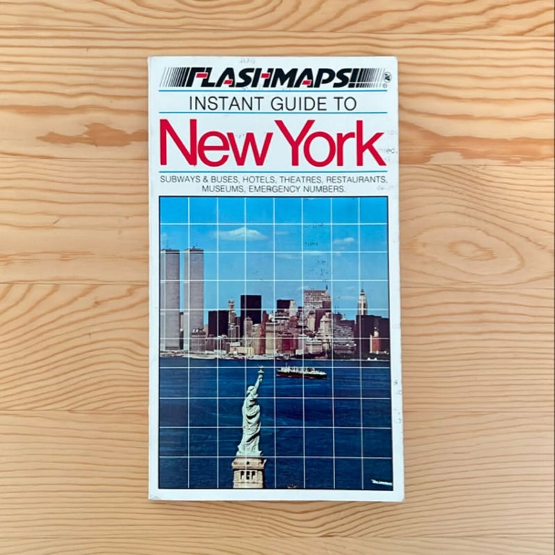 Flashmaps Instant Guide to New York by Toy Lasker 