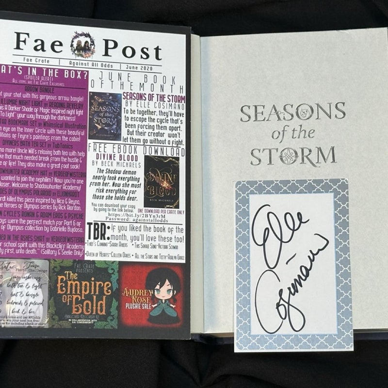 Seasons of the Storm (Fae Crate Exclusive Edition)