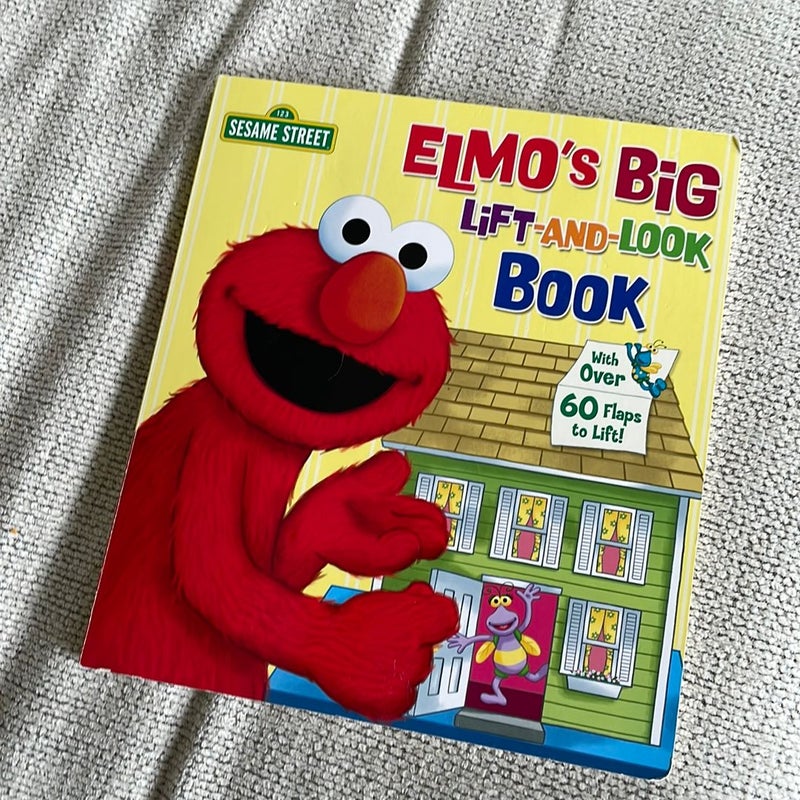 Elmo's Big Lift-And-Look Book (Sesame Street)