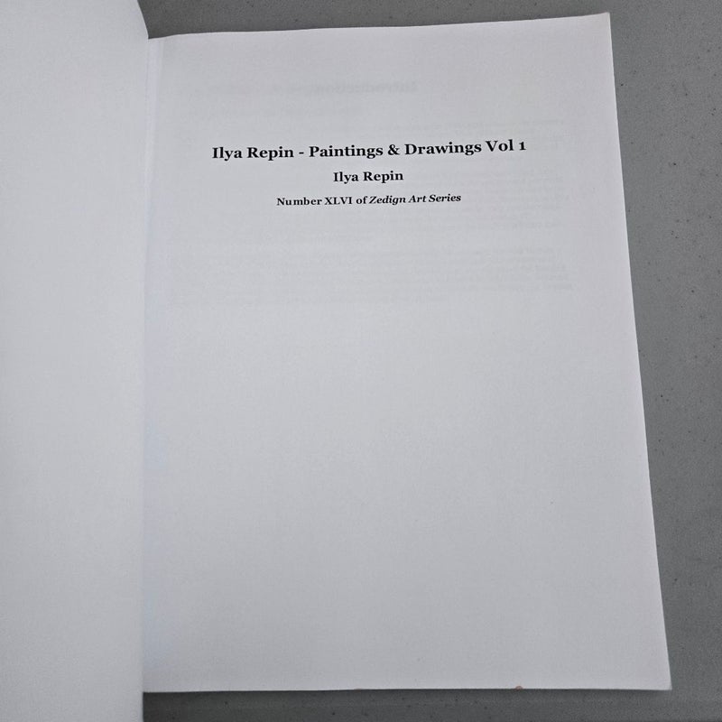 Ilya Repin Paintings and Drawings Vol 1