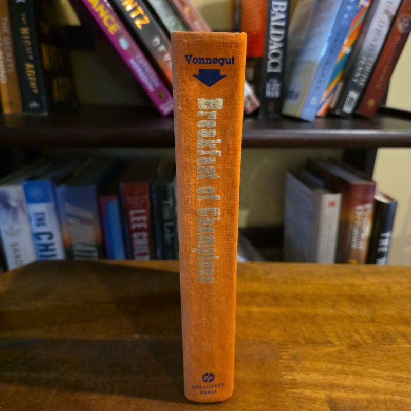 FIRST EDITION, VINTAGE 1973 Breakfast of Champions (Written and Illustrated by Kurt Vonnegut, Jr.)