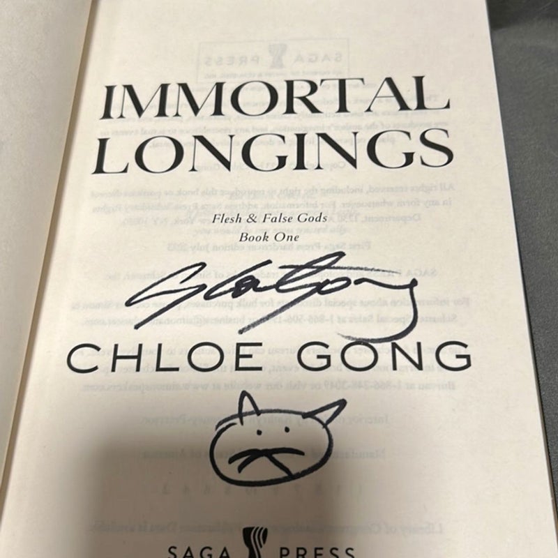 Immortal Longings SIGNED